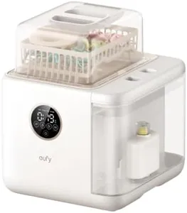 eufy Bottle Washer S1 Pro, Built-in Water Softener, All-in-One 3D HydroBlast Washer, 212°F Steam Sterilizer & Thoroughly Fast Dryer, Largest 10-Bottle Capacity, Smart App Control, Hands-Free