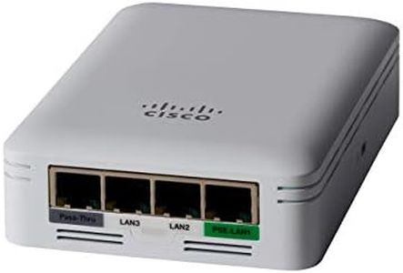 Cisco Business 145AC Wi-Fi Access Point | 802.11ac | 2x2 | 4 GbE Ports | PoE | Wall Plate | Limited Lifetime Protection (CBW145AC-B)