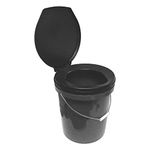 Freedom Trail Travel Toilet, Black, One Size