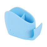 Whale Silicone Toothbrush Holder for Kids, Kids Bathroom Toothbrush, Toothpaste Storage Assistant. Blue Toothbrush Holders Bathroom Accessories