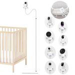 Derebir Baby Monitor Floor Stand Holder Baby Camera Holder Flexible Baby Camera Mount Holder Compatible with Philips Avent/eufy/GHB/Hellobaby HB6550 HB65 HB66 HB248 Baby Monito(68.8 inch)