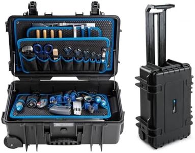 B&W Jumbo 6600 Mobile Tool Box with Tool Compartments (Polypropylene Case, Volume 26.4 L, 50 x 28.5 x 18.5 cm Inner) 117.20/P Without Tools