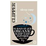 Clipper Organic Sleep Easy Infusion Tea bags 20 per pack (Case Of 4, Total 80 Teabags)
