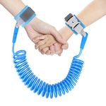 Anti Lost Toddler Wrist Reins, Toddler Safety Harness Walking Leash, Anti-Lost Child Safety Wrist Link, 2.5M 360 Degree Rotating Wrist Strap with Elastic Wire Rope for Kids Baby Boys Girls