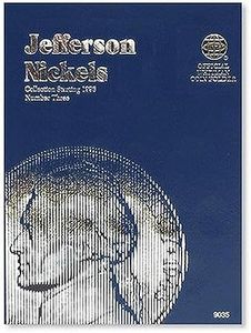 Jefferson Nickels Folder Starting 1996 (Official Whitman Coin Folder)