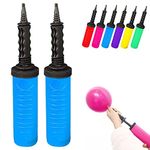 Balloon Pump 2 Pack Hand Manual Inflator, Balloon Manual Pump Blower Pump Suitable for Party Decoration Balloons Balloon Arch Kit Balloon Garland Foil & Confetti Balloon