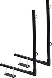 Upgraded Foldable RV Tote Tank Carrier - Compatible with 15, 21, 28, and 36 Gallons Rhino Tote Tank - Universal Fit Mounts on 4” or 4.5” Square RV Bumpers - includes Complete Hardware and Straps