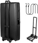 Masajeo Massage Table Cart Portable Massage Table Traveler Cart Massage Table Cart with Wheels Portable Massage Table Carrier Trolley Telescoping Handle Fits Most Sizes Sturdy Foldable Light Durable