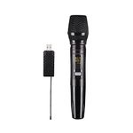 Nefficar Handheld Wireless Microphone for Android, iPhone 15, Latptop, MacBook – Professional Cardioid – Recording, Podcasting, Voice Over, Content Creation, News Reporting, Interview Mic