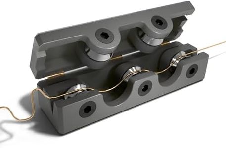 Y-II Wire Straightener Tool with 5 Bearings – Flip-Top Design for Jewelry Making & DIY Wire Wrapping – Remove Bends & Kinks, One-Pull Perfectly Straight