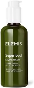 ELEMIS Superfood Facial Wash, 200ml – Revitalizing Daily Prebiotic Gel Wash, Gently Cleanse, Nourish & Balance Skin for Glowing Complexion, Hydrating Facial Cleanser to Remove Grime