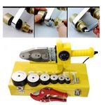 Solwet PPR Pipe Welding Machine 20 to 63 mm in Yellow Steel Box with 42mm PPR PVC Short Cutter