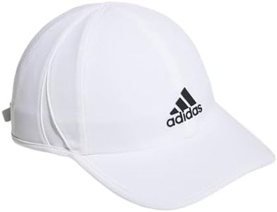 adidas Men's Superlite Hat, Athletic Performance Workout Adjustable Relaxed Cap, White/1.0, One Size