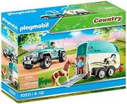 Playmobil - Country, Car with Pony Trailer