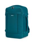 ECOHUB Ryanair Cabin Bags 40x20x25, 20L Anti-theft Underseat Carry On Travel Backpack, Recycled Hand Luggage Bag with Laptop Compartment, Flight Rucksack bag for men women, Blue Green (Patent Pending)