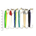 15.2cm Rigged Cedar Plugs - 6 Pcs w/Lure Bag