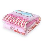 Homescape Newborn Baby's All Season Ultra Soft Double Layer Blanket (90x110cm) Pink