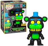 Funko Five Nights at Freddy's Pop Games Freddy Fazbear Blacklight Vinyl Figure Hot Topic Exclusive