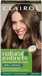 Clairol Natural Instincts Demi-Permanent Hair Dye , 6 Light Brown | Ammonia‑Free, Vegan Hair Color with Coconut Oil & Aloe Vera | Pack of 1