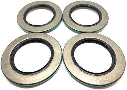 (Pack of 4) WPS Trailer Hub Wheel Grease Seals 10-10 (21333TB) for 5200-7000# Axles 2.125'' X 3.376''