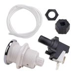 WSDMAVIS 1 Set Pneumatic Switch for Garbage Disposal 16A On Off Push Button Switch for Bath Tub Spa Jetted Whirlpool Jet Set