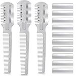 3 Pieces Hair Cutter Comb Double Si