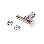 ELOS Skateboard Hardware Kit – DIY Skateboard Kit with Skateboard Truck Hardware, 608 Wheel Bearings, Bushings, Axle Nuts & Washers, Truck Kingpin Nut, Screws & Bolts (Kingpin Nut and Bolt Kit)