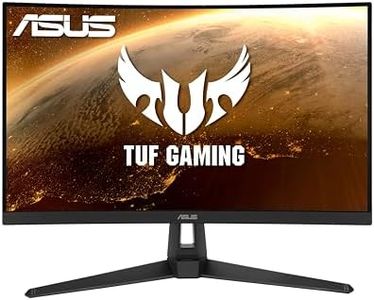 ASUS TUF Gaming VG27WQ1B Curved Gaming Monitor 27 Inch WQHD (2560x1440), 165Hz(Above 144Hz), Extreme Low Motion Blur , Adaptive-sync, FreeSync Premium, 1ms (MPRT), HDR10, grey