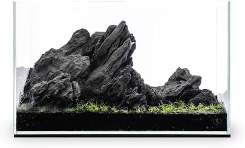 Ultum Nature Systems Ultra Clear Rimless Aquarium - Low Iron Glass Fish Tank with 45° Mitered Edges, 5mm-12mm Thick, Leveling Mat Included (3N, Nano, 3 Gallon)