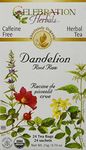 Celebration Herbals Dandelion Root Raw Tea Organic 24 Tea Bag, 21Gm