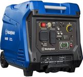 Westinghouse iGen4500 Super Quiet Portable Inverter Generator, 4500 Peak Watts & 3700 Rated Watts, Remote Electric Start with Auto Choke, Wheel & Handle Kit, RV Ready, Gas Powered, Parallel Capable