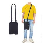 Catheter Bag Holder Covers Drainage Bag Urine Catheter Leg Support Kit (1000 ML) Urinary Drainage Care Carrier With Adjustable Shoulder Strap For Home,Travel,Wheelchair,Bed