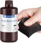 ANYCUBIC Ultra Tough Resin, 3D Printer Resin with Strong Impact Resistance and High Flexibility, Suitable for Direct Use or as an Additive, Wide Compatible for LCD Resin 3D Printers (Black, 1kg)