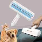 LyfNeeds Reusable Pet Hair Remover Roller – Effortless Hair Removal for Dogs, Cats, and Other Pets – Cleans Furniture, Clothes, Sofa, Carpet, Couch, and Bedding (Blue)
