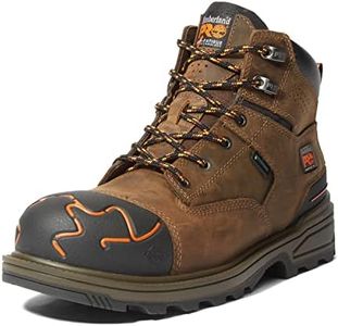 Timberland PRO Men's Magnitude 6 Inch Composite Safety Toe Waterproof Industrial Work Boot, Mocha Underground Brown-2024 New, 14 Wide