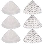 KEEPOW Steam Mop Pads Replacement Compatible with Bissell PowerEdge and PowerForce Lift Off Steam Mop 2814C 2078 20781 2078C 2165 Cleaner (6 Pack)