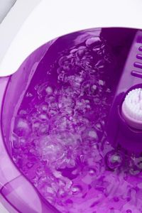 Sensio Foot Spa Massager – Heated Bubble Bath with Massage Rollers