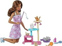 Barbie Kitty Condo Doll and Pets, C