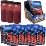 Arkopia Freeze Dried Smoothies - Berry 12 Pack | Rich, Tart, & Sweet | $4.99/Smoothie | Pure, Raw, Whole, & Natural | Just add water & enjoy a fresh smoothie | All the nutrition as fresh | BB date 2049-01 | Berry 12pk