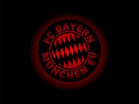 Litup_store Bayern Munich Football Club- Backlit LED Logo| Football Club | Football Lovers | Kid�s Room Decoration | Home & Wall Decor | Multi-coloured | 12x12 Inch