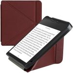 kwmobile Origami Case Compatible with Kobo Libra 2 Case - Slim PU Leather Cover with Stand - Berry