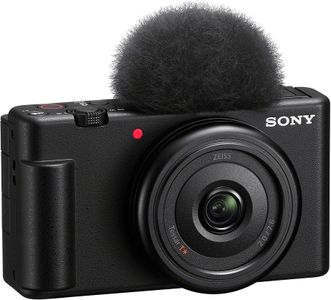 Sony ZV-1F Vlog Camera – Black Compact 4K Video Camera