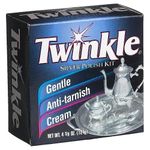 Twinkle Silver Polish Kit, Gentle Anti-Tarnish Cream 4.38 oz (Pack of 6)