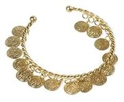 Rubie's Women's Gold Coins Bracelet