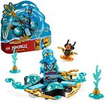 LEGO 71778 NINJAGO Nya's Dragon Power Spinjitzu Drift Set, Collectible Ninja Spinning Toys for Kids 6 Plus Years Old to Perform Tricks, with Nya Minifigure, Small Gift Idea