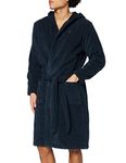 Tommy Hilfiger Men Bathrobe Towelling, Blue (Navy Blazer), L