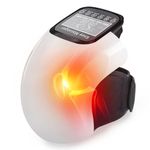 Cordless Knee Massager, Infrared Heating Vibration Knee Brace Support Wrap, Electric Heating Pad Heated Knee Massager for Pain Relief Best Gift for Mom Dad Women Men