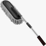 DEV'S DEPOT Microfiber Car Duster Exterior for Cleaning with Extendable Handle Brush Super Soft Scratch Free Multiple Use Home and Dust Cleaner