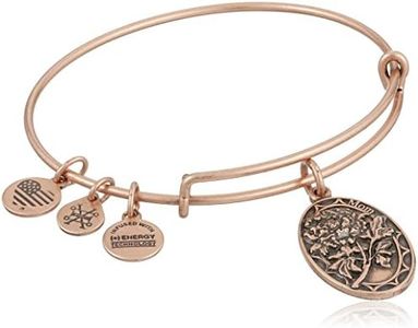 Alex and Ani Because I love you, Mom II Expandable Rafaelian Rose Gold Finish Bangle Bracelet