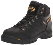 Caterpillar Men's Threshold Waterproof Steel Toe Industrial Boot, Black, 10.5 W US